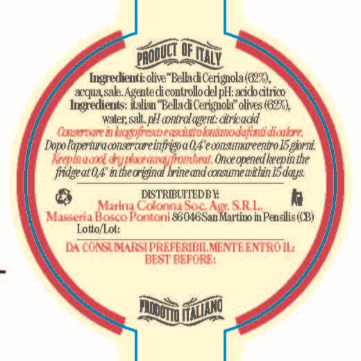 Colonna Bella Olives