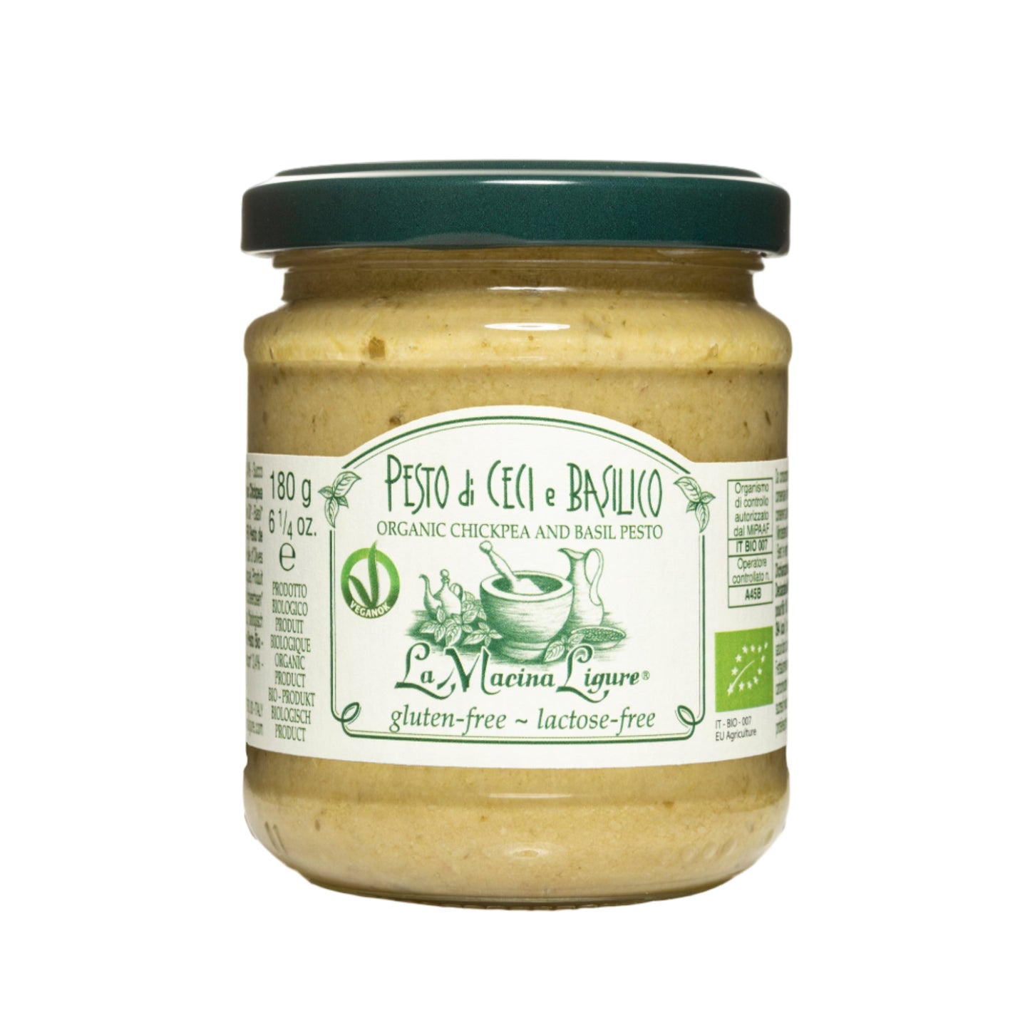 La Macina Ligure Organic Chickpea and Basil Pesto