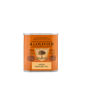 A L'Olivier Virgin Hazelnut Oil in Tin